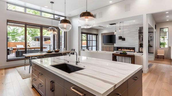 Updated Plumbing in Newly Remodeled Kitchen